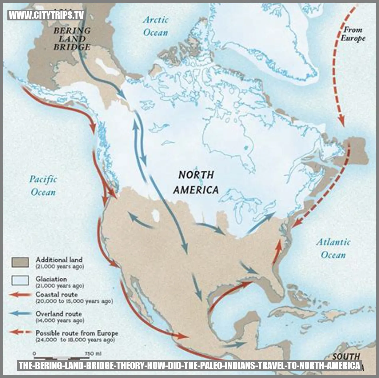 Image depicting the Bering Land Bridge Theory