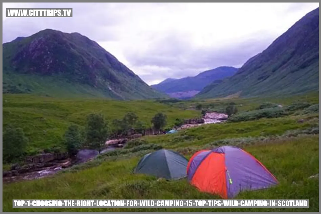 Choosing the Right Location for Wild Camping